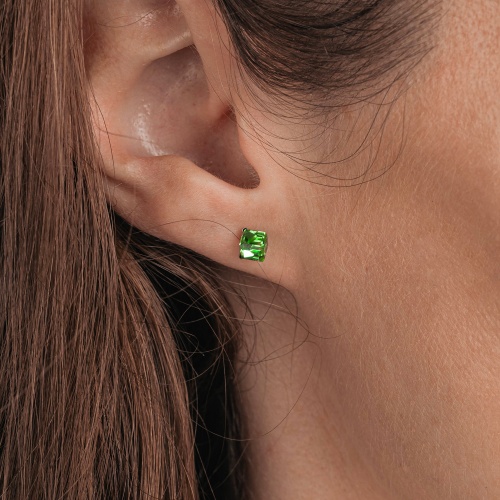 Пусеты Fiore Luna  Peridot, SWE2127/1 PE S фото 4